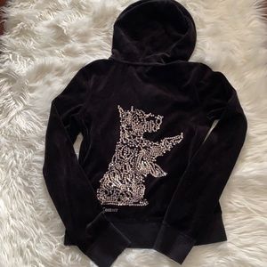 Size Medium Juicy Couture Hooded Zip Up Hoodie ⭐️
